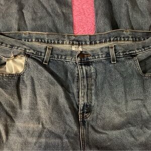Men’s jeans hard to find size 48” x 30”.  Gently worn, great deal!